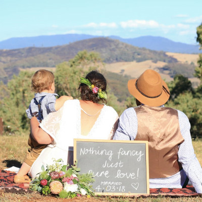 Ceremony by Marriage Celebrant Jane Harvey, Embracing Hearts