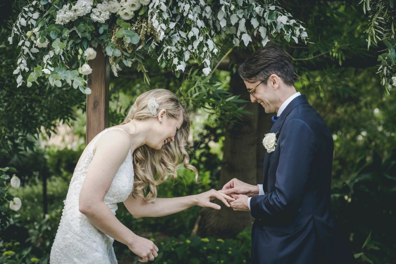 Ceremony by Marriage Celebrant Jane Harvey, Embracing Hearts